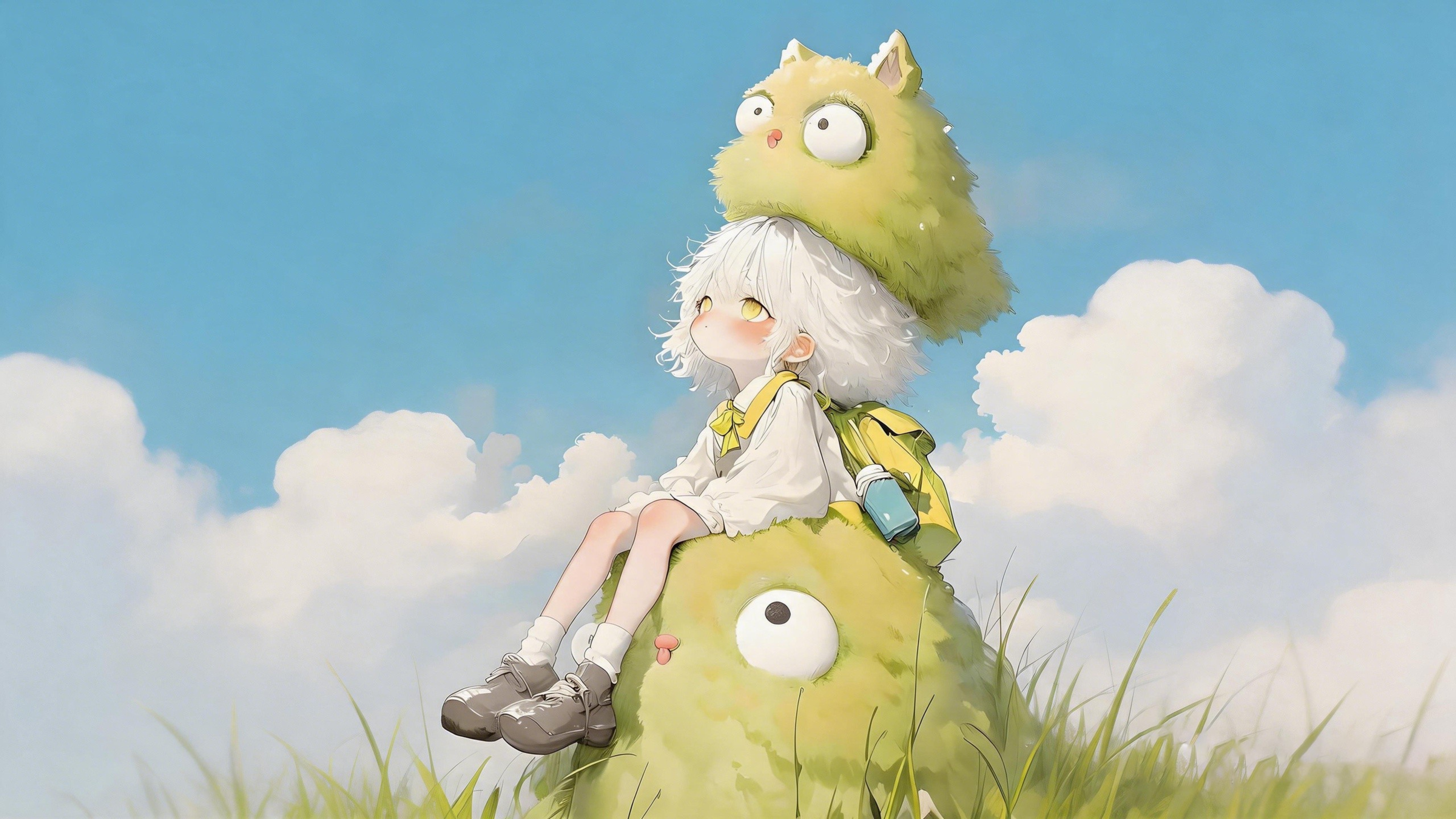卡通少女的午后遐思